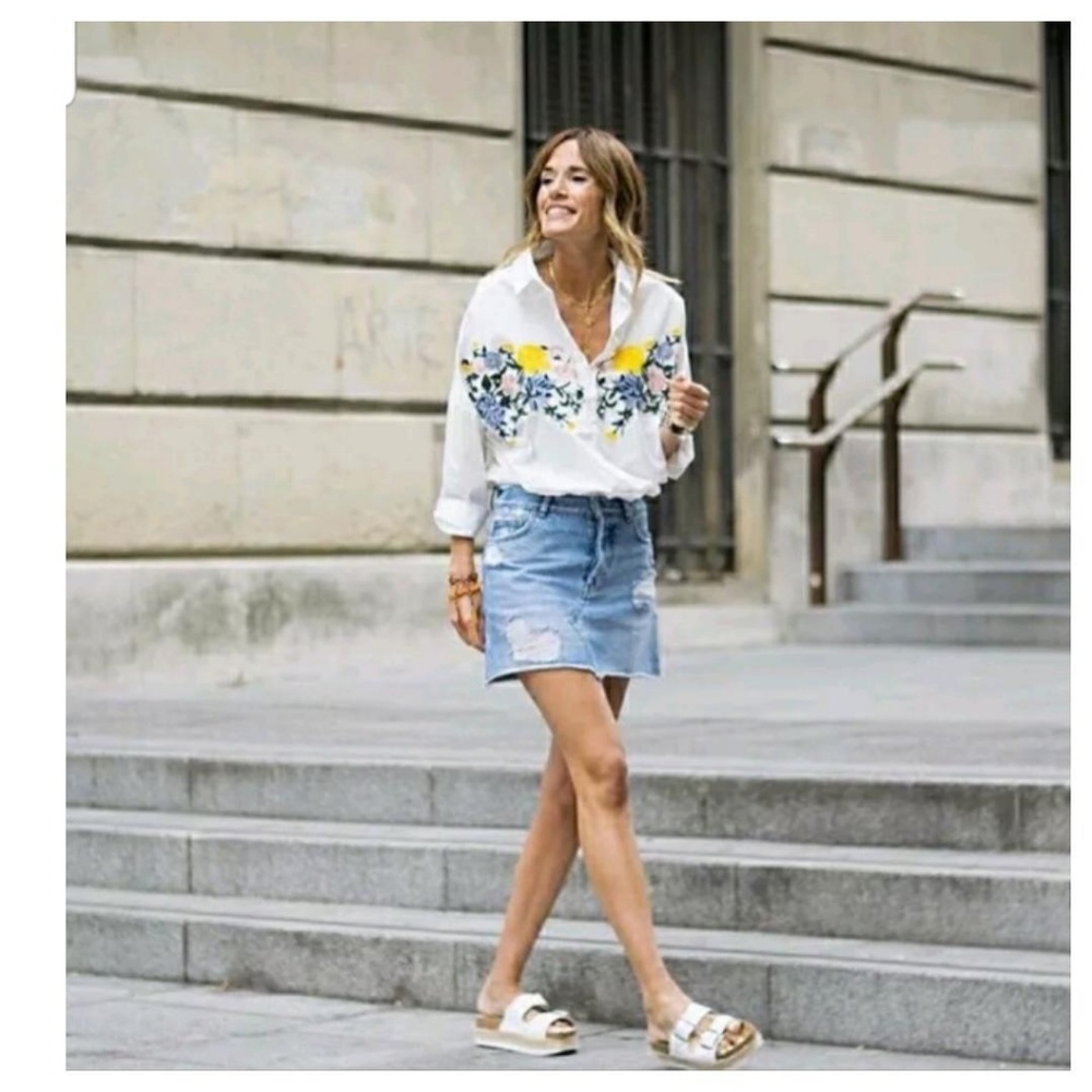 Zara Embroidery shirt
